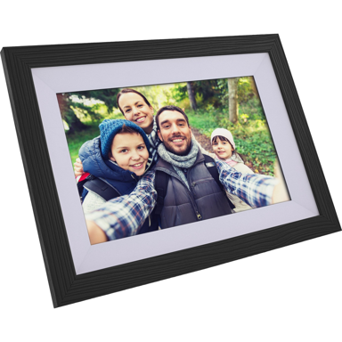 INLINE Digitalni okvir za fotografije 55821H, 25,6 cm 10,1", zaslon osjetljiv na dodir, Wi-Fi, sivi